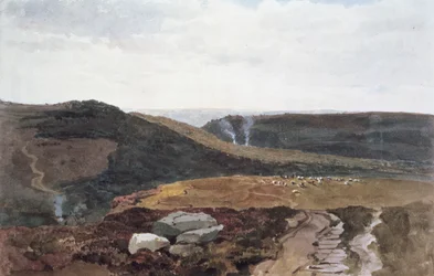Yorkshire Fells, ca. 1840 (blyant og toalett)